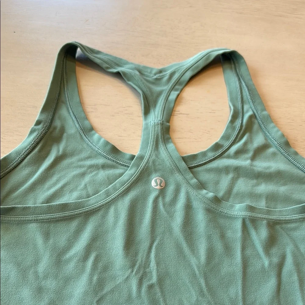 lululemon athletica Racerback Tank Top in Sage Green